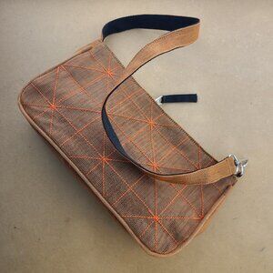 Mellon Colored Over the Shoulder Clutch Bag made with Recylced Plastic Mesh